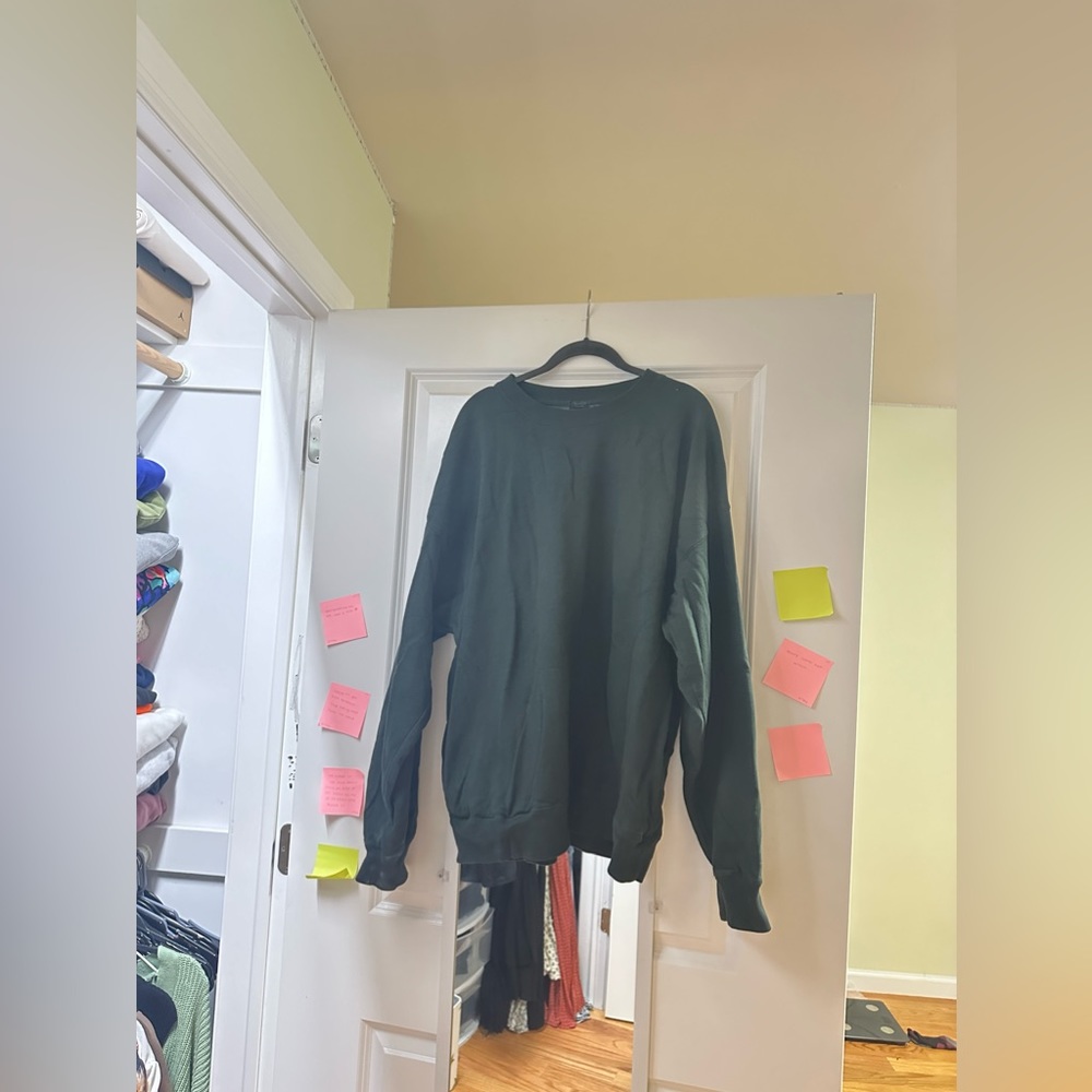 Green Brandy Melville oversized sweater